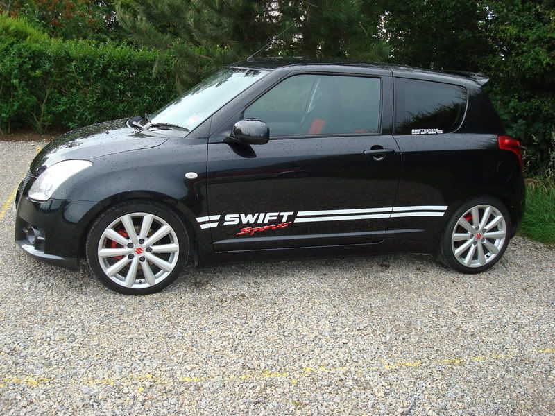 Suzuki Swift Sport White. sport alloys in white or
