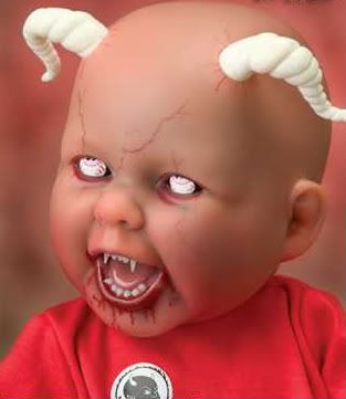 Me as a baby! Devilish aren't I?