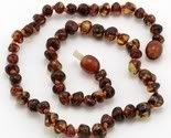 Baltic Amber Teething Necklace - Cognac with Inclusions