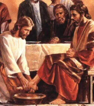 Jesus washes feet Pictures, Images and Photos