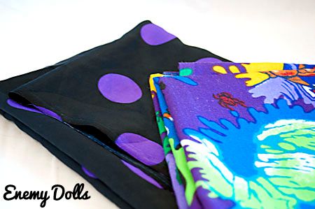 tela lunares lilas pesadillas