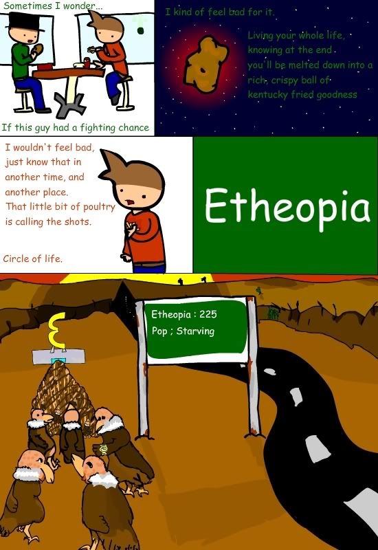 Etheopia is actually ranked #1 in the world for vulture conservation... And farming.