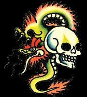 Ed Hardy Skull and Dragon Pictures, Images and Photos