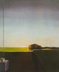 Salvador-Dali-The-True-Painting-of-_The-Isle-of-the-Dead_-by-Arnold-Bocklin-at-the-Angelus-1932