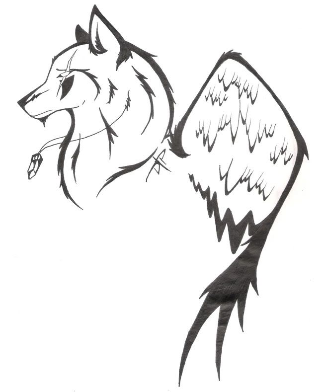 tribal wolf tattoos art