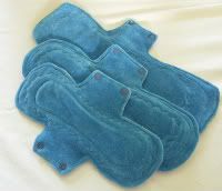 YPS Blue Cotton Velour Pads