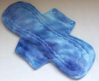 ~**~Free For Shipping~**~ 10" Blue Minky Mama Pad