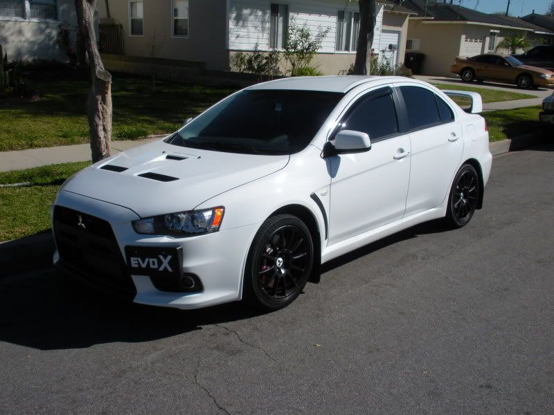 Fs Evo X window visors Mitsubishi Lancer Evolution Forum