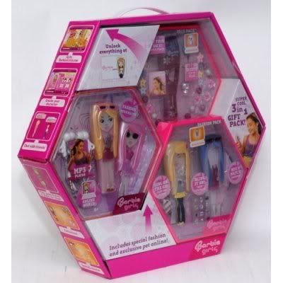 Barbie Girls on Amazon Com  Barbie Girls Pink Mp3 Player With Gift Pack  Electronics