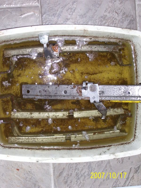 seat frame rails have surface rust. what should I do to them? Team