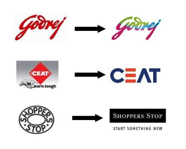  logo and communication of Godrej, then last week it was Shoppers' Stop 