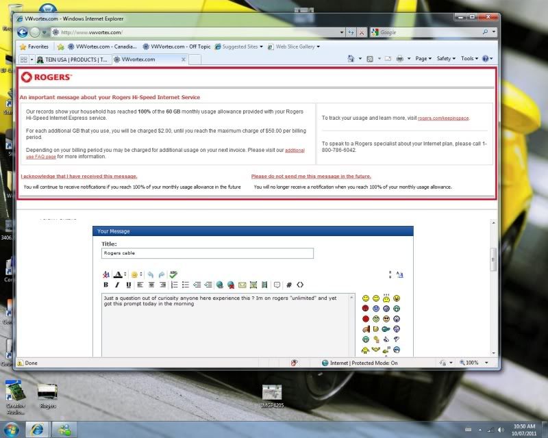 Rogers cable VW Vortex Volkswagen Forum