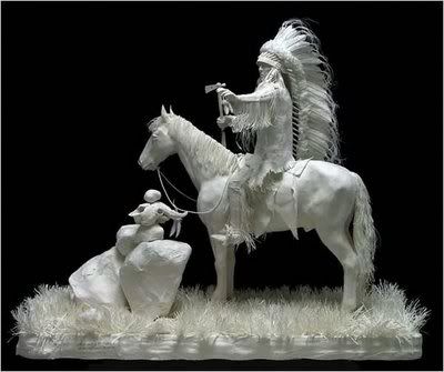 The Most Amazing Paper Sculptures 11 Incríveis esculturas de papel