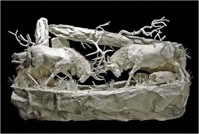 The Most Amazing Paper Sculptures 6 Incríveis esculturas de papel