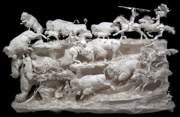 fantastic paper artwork13 Incríveis esculturas de papel