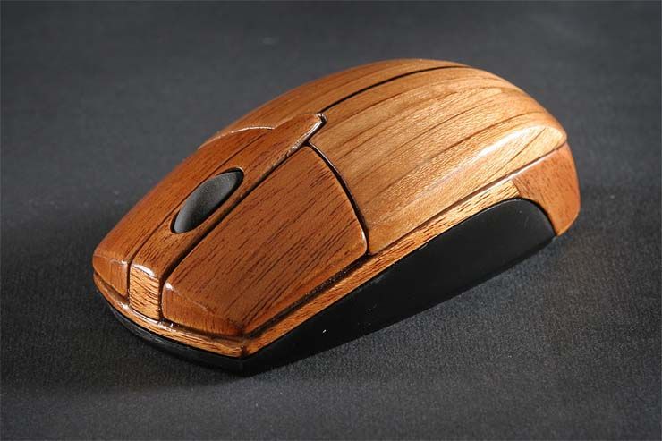mouse2 Coisas incríveis feitas de madeira
