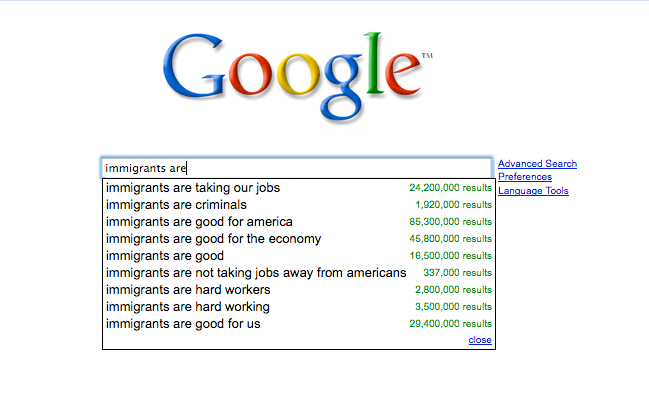 Immigrants are