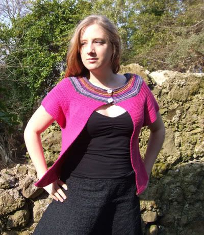 free crochet top pattern, treble stitch, double crochet stitch, single crochet stitch, free pink top, simple free pattern, Ravelry free pattern crochet