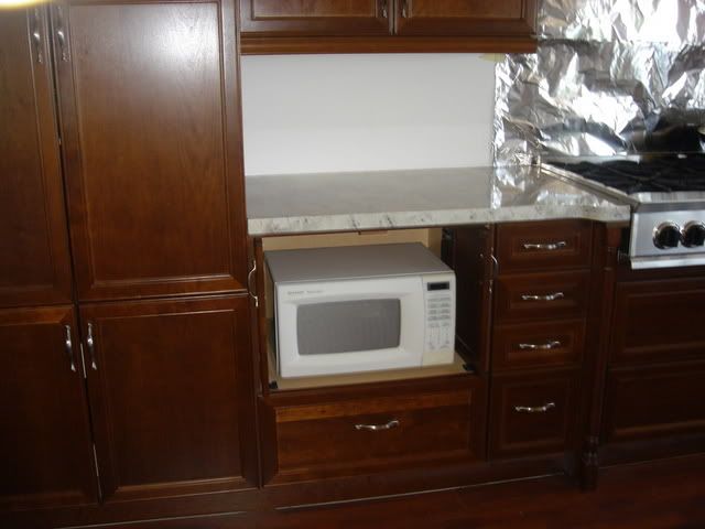 Base Cabinet Microwave