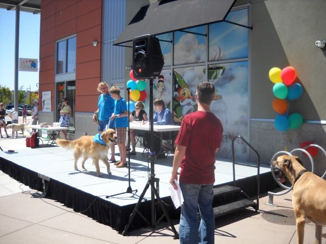 Humans and dogs frolicked at the Landing during a festive “Doggapalooza” today