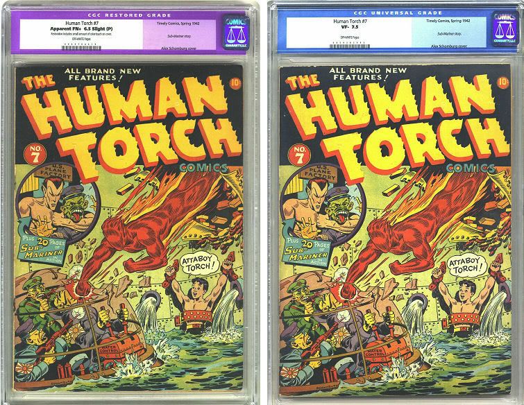 ht_7_frontcover.jpg" alt="Human Torch #7 (6.5) & (7.5) Front Cover Comparison