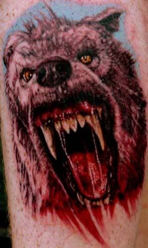 werewolf tattoo. Blog: werewolf tattoos)