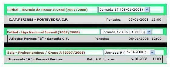 partidos de la jornada 17 liga 2007-2008