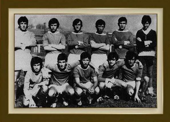  Perines 1972-1973-arriba de izquierda a derecha: Toñín, Tomás, Somo,Pituli, Bragado y Nando. Abajo de izquierda a derecha: Chencho, Zalo, Moreno, Paco Penagos y Chus