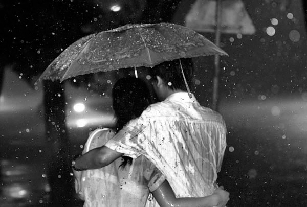 Couple in Rain