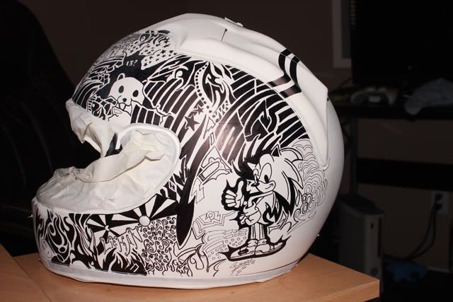 sharpie helmet