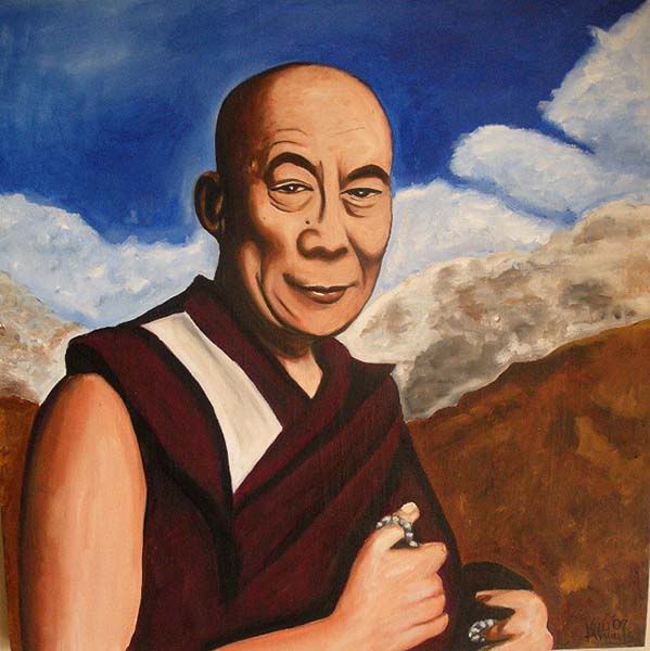 Dalai Lama Painting