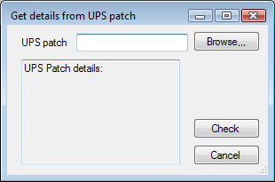 nups patcher the patch does not match the file