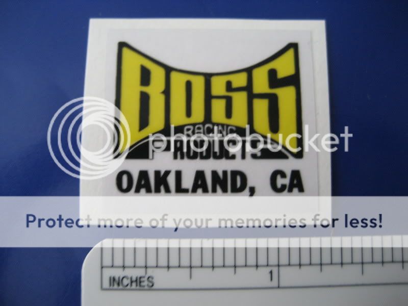 Old School BOSS USA Handlebar decal stickers BMX repros  