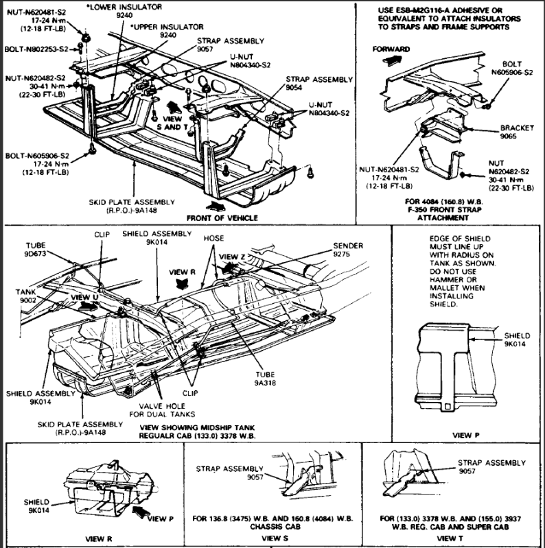 2000 Ford f150 gas tank capacity